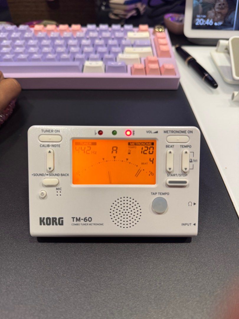 KORG TM-60 (Category: Portable Audio Accessories) located in Singapore. Submitted by brickcoooker (Listing ID 1373522543, Image 1). Description: korg tm-60 tuner perfect for band student and tune your instrument one of the best tuner u can get .