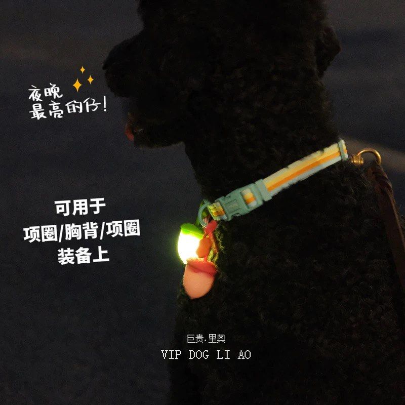 由 lyaia (刊登 ID 1373407139，圖片 3) 提交，位於 高雄市 (Kaohsiung) 的 萊諾Laroo狗狗夜行燈發光吊墜遛狗夜燈防丟走失硅膠防水可充電 (類別：寵物及其他)，說明：。