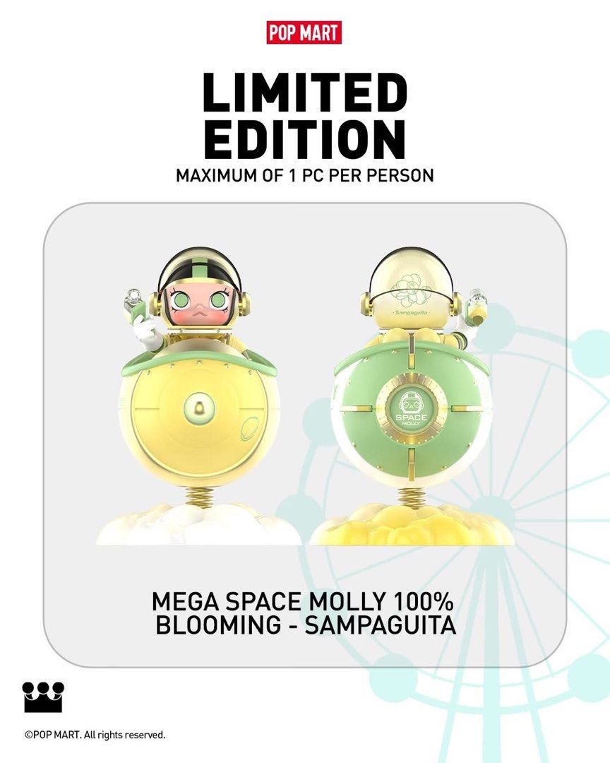 MEGASPACEMOLLY100% Blooming-Sakura 2個セット POP MART MEGA SPACE MOLLY 100% Blooming-Sakura H110mm JAPAN