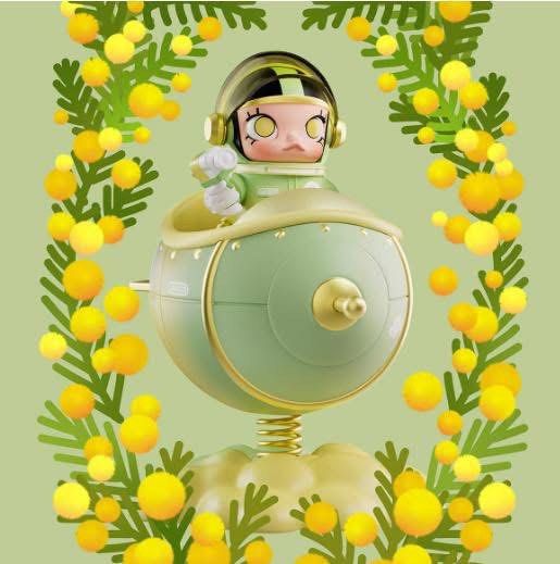 Mega Space Molly 100% Blooming - Orchid 泰國限定, 興趣及遊戲