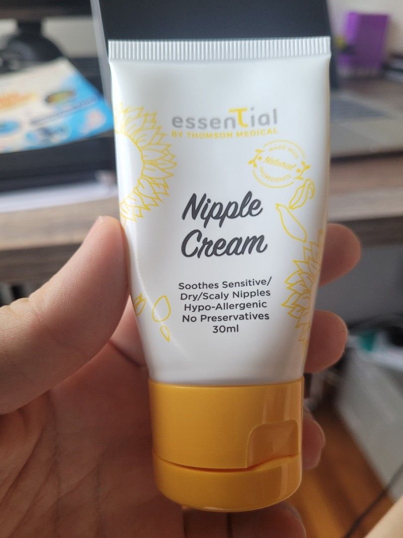 Nipple cream (Category: Breastfeeding & Bottle Feeding) located in Singapore. Submitted by blossomflower01 (Listing ID 1373402648, Image 1). Description: use less than 5 times. less I seldom breast feed baby. more on formula milk..