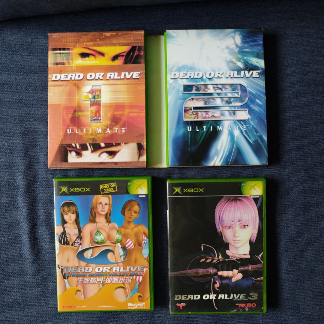 OG Xbox Dead or Alive games628638344371211118