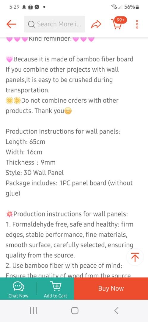 PANEL (Category: Home Improvement Tools & Accessories) located in Manila. Submitted by trueforce258352 (Listing ID 1373496224, Image 3). Description: 10 pcs dimension nasa picture sobra ang nabili.