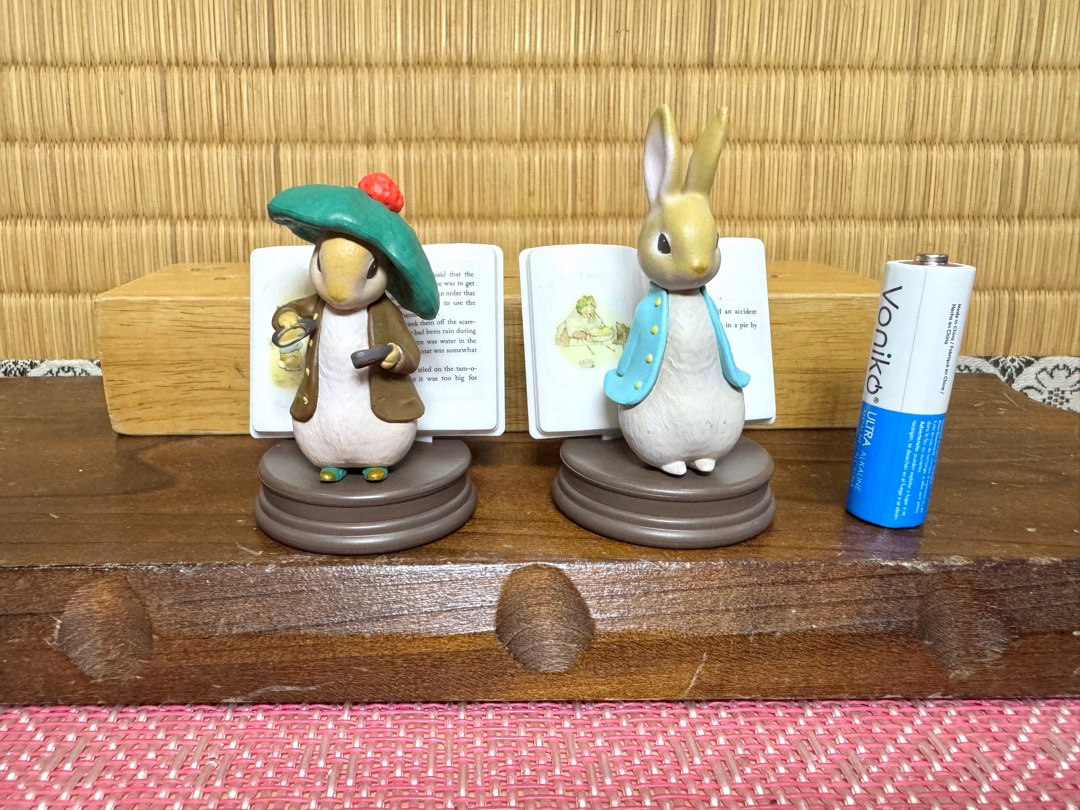 Peter Rabbit Figure (Peter and Benjamin Bunny) - 2pc, Hobbies & Toys ...