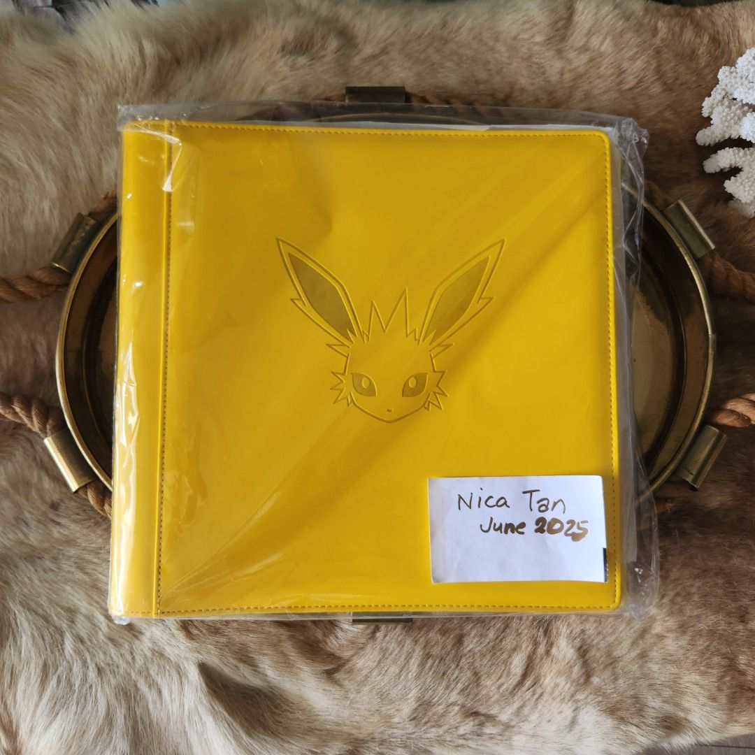 Large Capacity Pokemon Card Binders (Category: Trading Cards Accessories) located in Mandaluyong City. Submitted by nicascollection (Listing ID 1373430516, Image 1). Description: 📒 Official Chinese Exclusive Pokemon Binders 📘 ~°• official pokemon product ~°• 12 slots per page, can fit 480 in a binder ~°• jolteon available ~°• available on hand for meet up, pick-up, or delivery!.