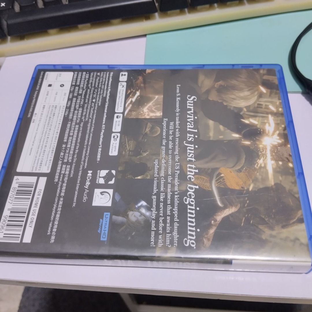 PS5 RESIDENT EVIL 4 (R3 REGION) (Category: PlayStation) located in Pililla. Submitted by kooori (Listing ID 1373526653, Image 3). Description: PS5 RESIDENT EVIL 4 (R3 REGION) Pwede meet up. Tanay, Teresa, Antipolo, Tikling (RIZAL) Add transpo fee. sa malayo po. .