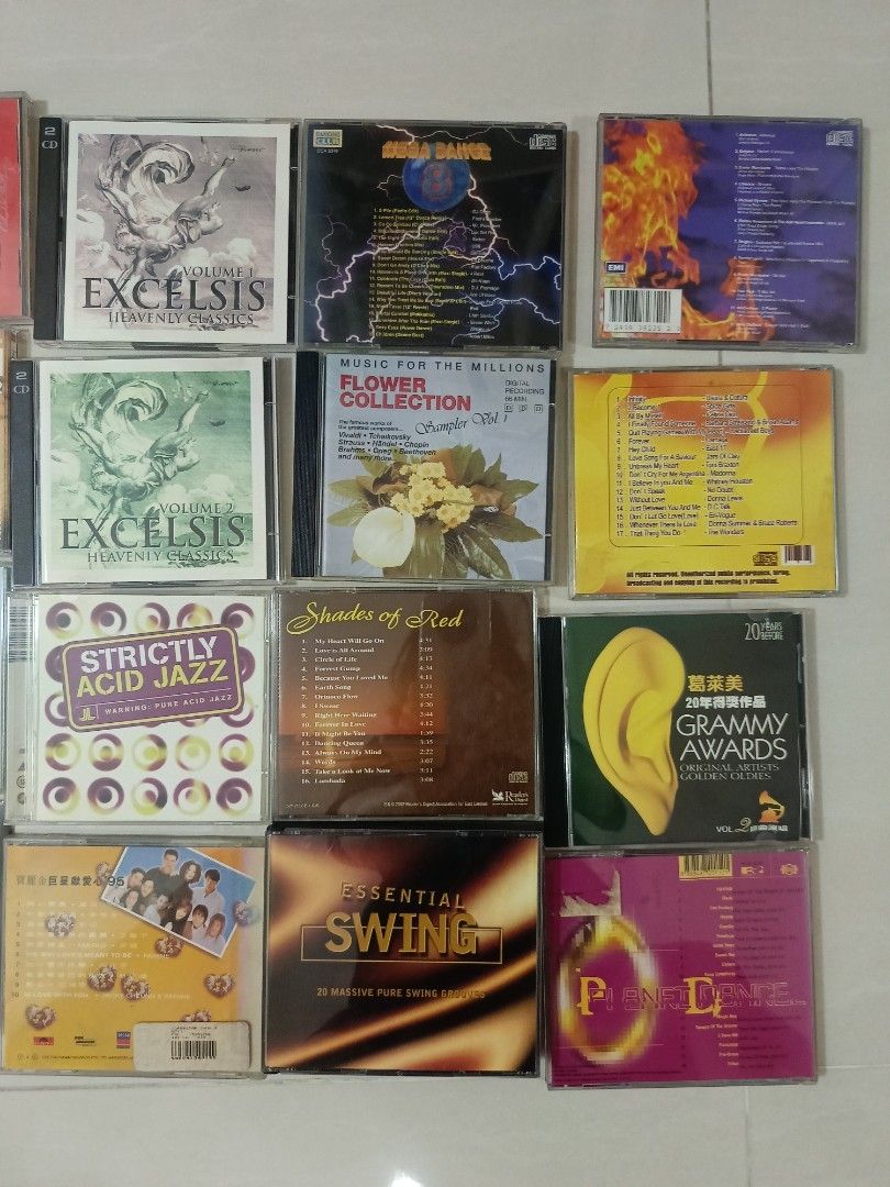 Random CDs (Category: CDs & DVDs) located in Singapore. Submitted by tyt05 (Listing ID 1373214841, Image 8). Description: $5 per CD. Some of them are brand new with packaging. PM for more pictures..