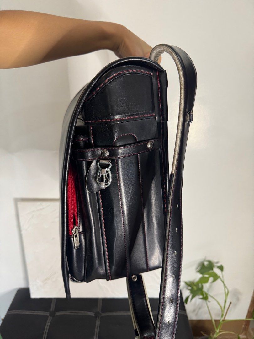 Randoseru - Japanese backpack (Category: Backpacks) located in Cavite. Submitted by ririi_shop (Listing ID 1373509604, Image 2). Description: Japanese backpack (Randoseru) black - sturdy, firm-sided backpacks made of leather - spacious *Can ship via lalamove / J&T / Grab / LBC.