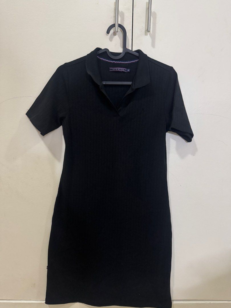 Regatta Black Polo Dress (Category: Dresses) located in Pasig City. Submitted by vintagekeeper21 (Listing ID 1373532897, Image 1). Description: Worn twice only.