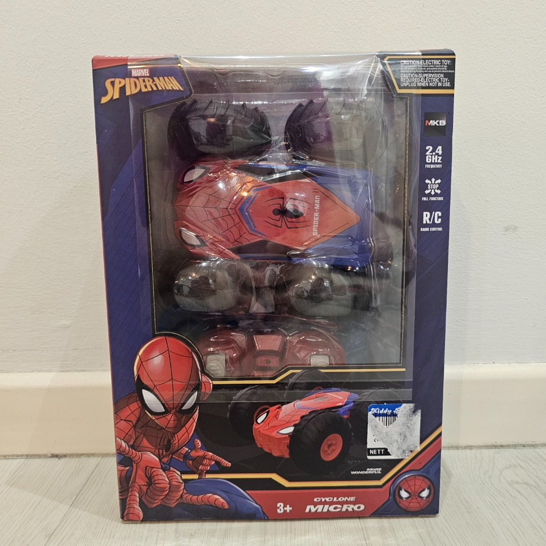 Spider-Man Cyclone Micro Remote Control Car, Hobbies & Toys, Toys ...