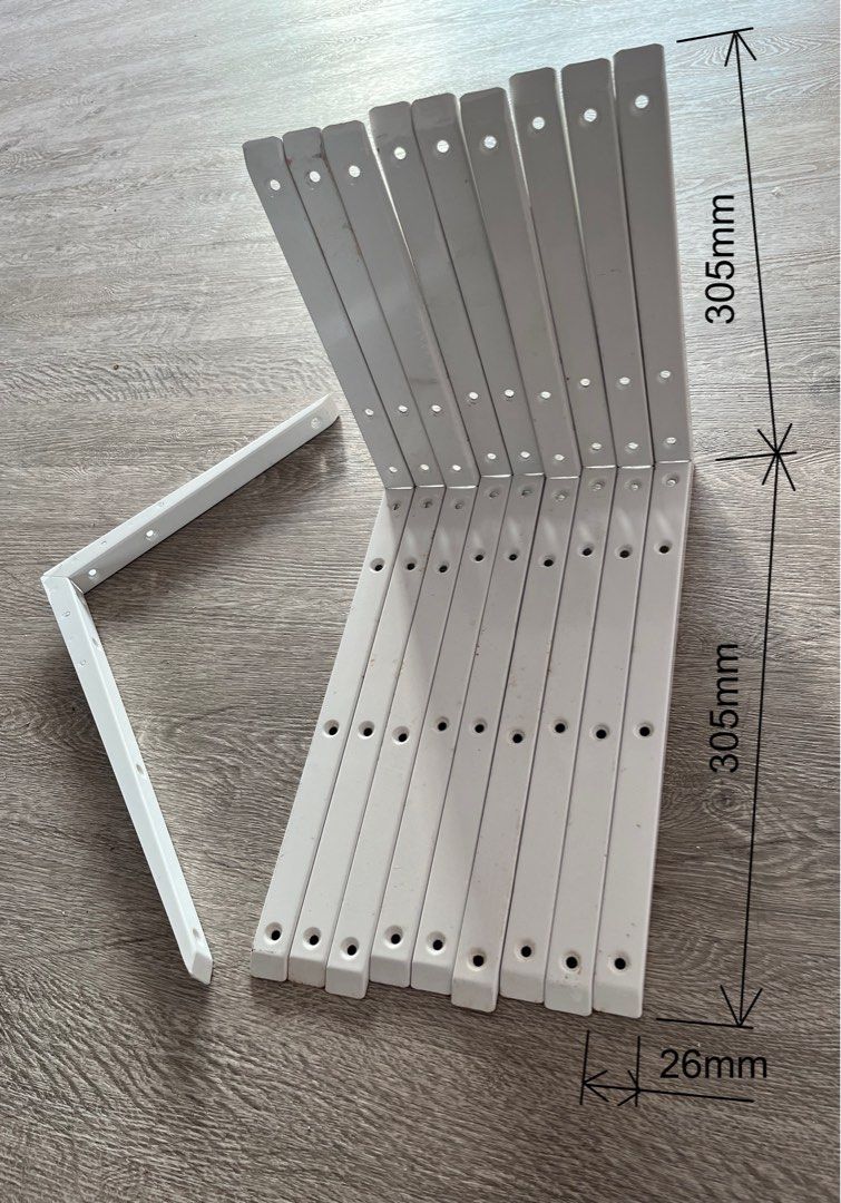 Steel brackets for Shelf