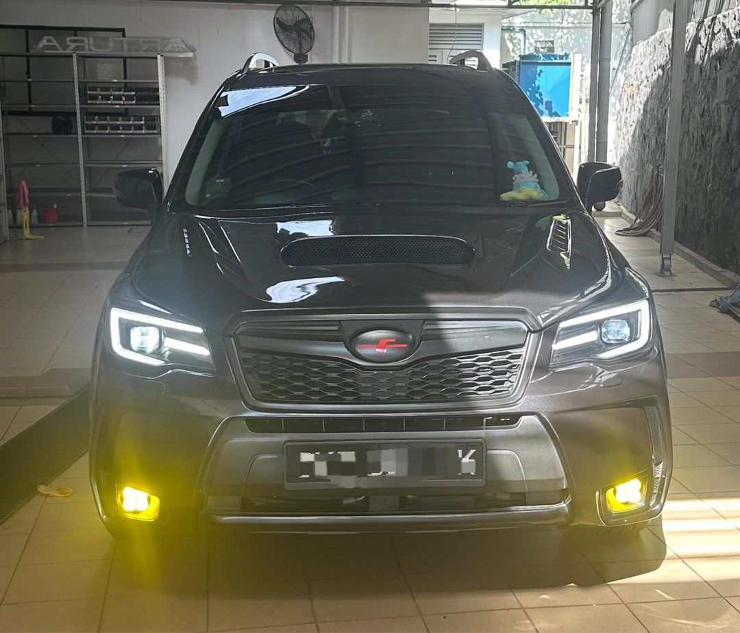 Subaru Forester 2.0A XT Auto (Category: Used Cars) located in Singapore. Submitted by hhhghhhhhhh (Listing ID 1373471243, Image 1). Description: NO CONSIGNMENT. Charge pipe, turbo inlet pipe, open pod, GFB BOV, Cusco strut bar, front and rear under anti roll bar, SS Brake Hose, SS diode Fog Lamp, and all necessary cooling upgrades done. Original Rays 57 Wheels. .