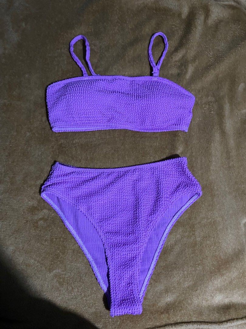 Swimsuits (Category: Bikinis & Swimsuits) located in Caloocan City. Submitted by michdeclutter (Listing ID 1373496230, Image 3). Description: Rfs: Hindi nag uulit ng bikini. Used once only! - Sizes small- medium - Take all for ₱1000 (6 pcs.) - ₱200 each - Last 2 photos are reversible swimsuit - Some are shein brands, some are bought from IG. Mop: Gcash only Mod: Lalamove or j&t.