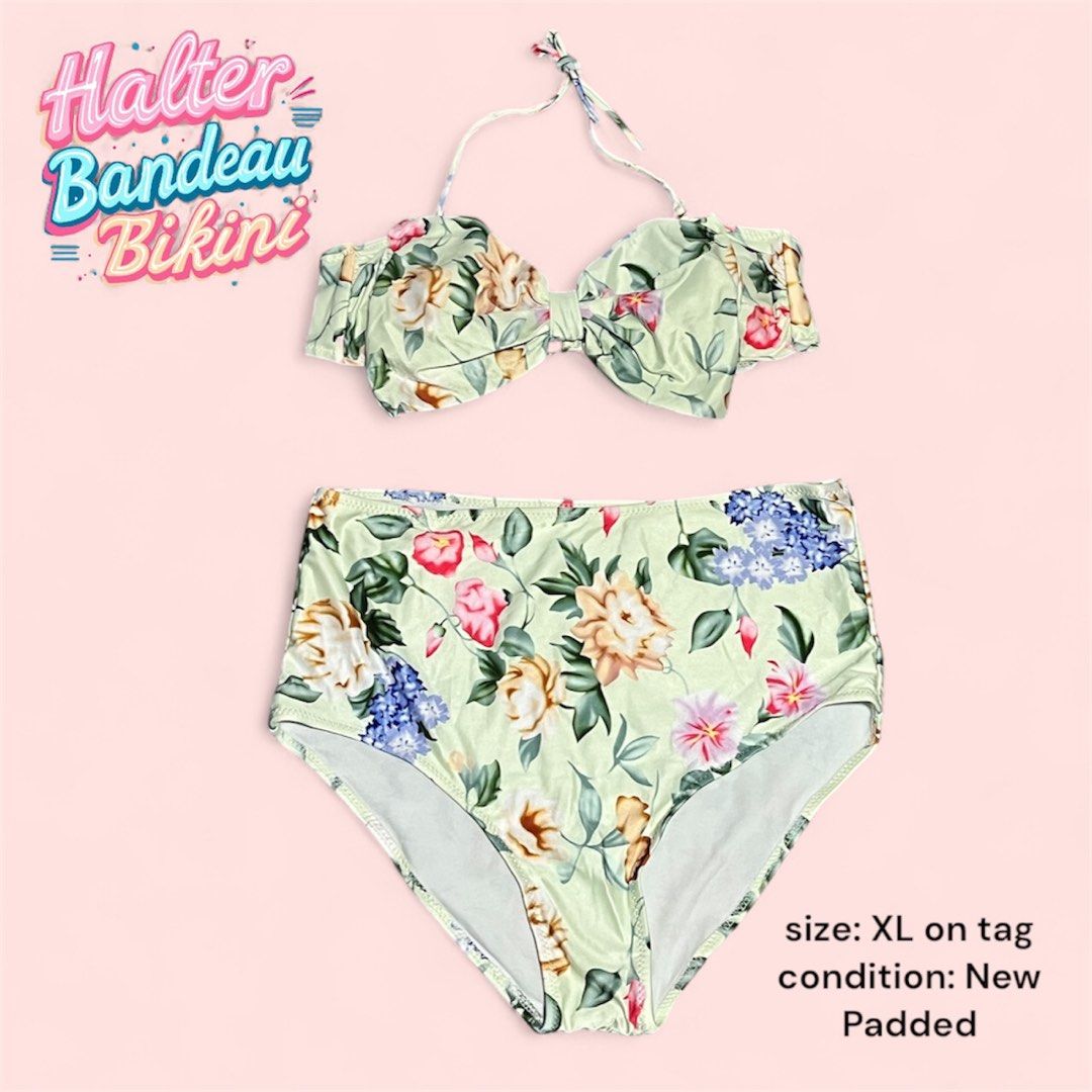Swimsuits for Women (Mid Size) (Category: Bikinis & Swimsuits) located in Manila. Submitted by ohhelayne (Listing ID 1373528348, Image 1). Description: BRAND NEW SWIMWEAR WITH TAG XL on tag Perfect for mid size to plus size Padded With hygienic protection sticker RFS: In Stock will not use anymore Message if interested 💕 Shipping via J&T Express Payment through Gcash/Bank Transfers .