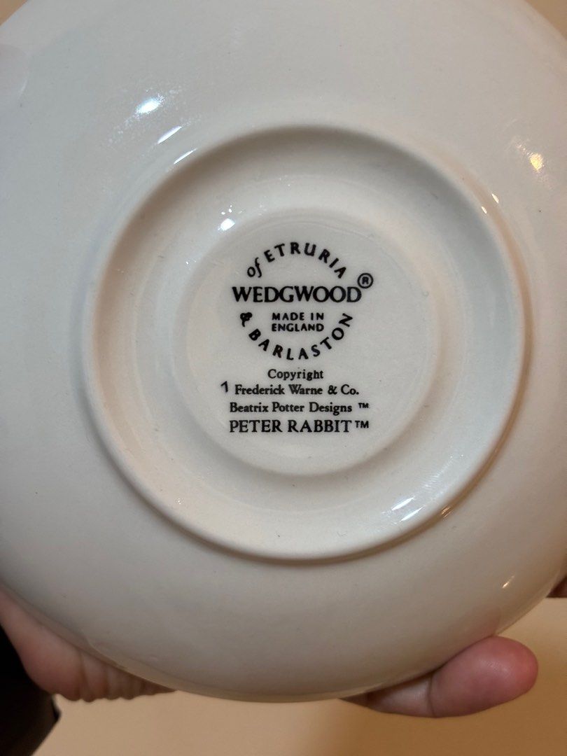 Wedgwood Peter Rabbit Saucer Only (Category: Coffee & Tea Tableware) located in Leyte. Submitted by lovesikwate (Listing ID 1373483895, Image 3). Description: .