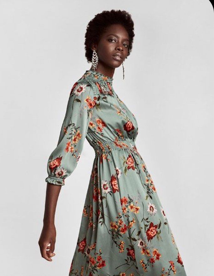Zara satin dress - size S (Category: Dresses) located in Taguig. Submitted by _juststored (Listing ID 1373407865, Image 2). Description: .
