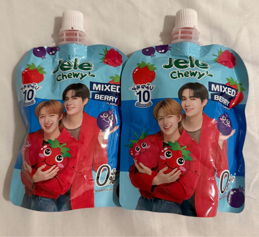 Jele Chewy ZeeNunew 6個セット JeleChewy x ZeeNuNew Low Calories Zero Sugar Jelly