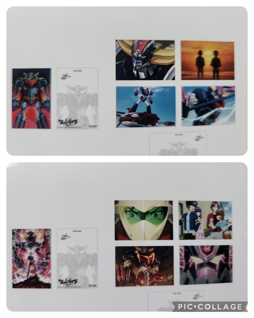10 Grendizer Postcards sets A and B (Category: Raw Singles) located in Caloocan City. Submitted by banshee8818 (Listing ID 1373638569, Image 1). Description: 2 sets.