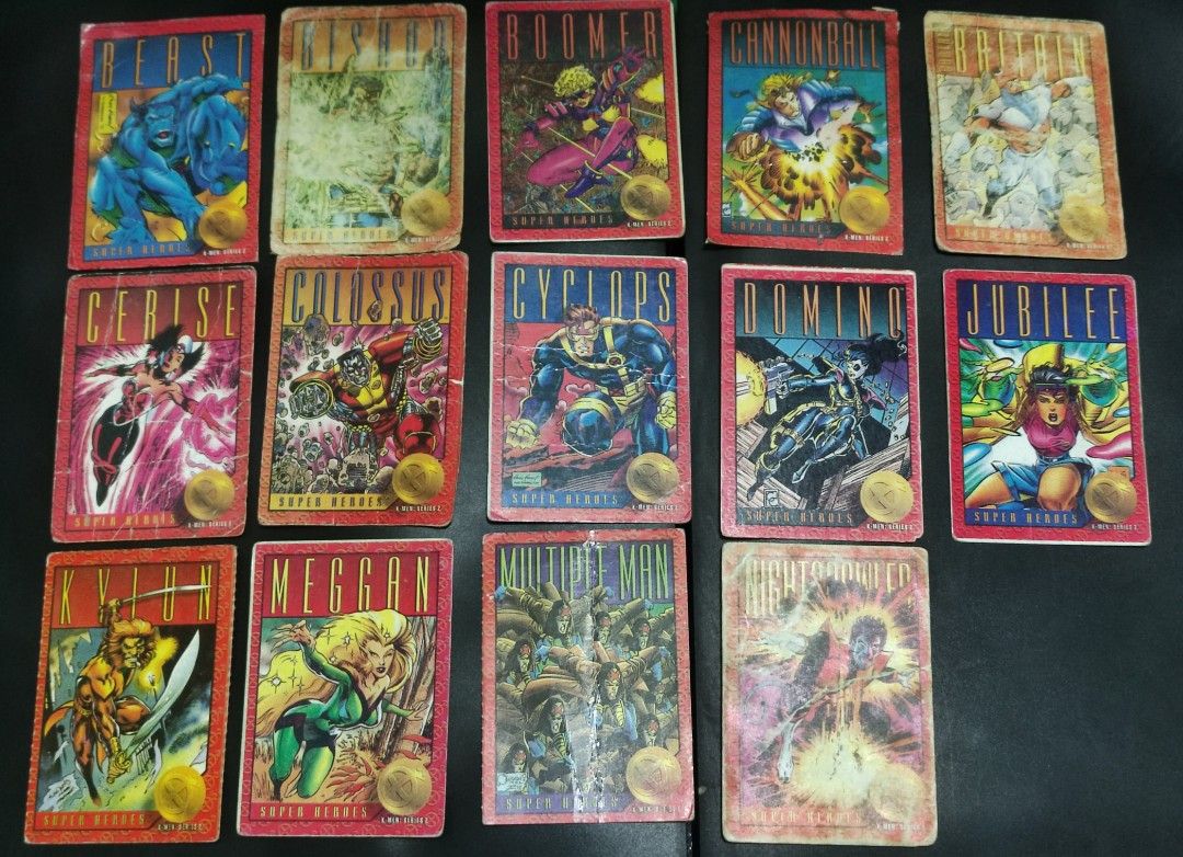 1993 Local Marvel Teks (27 pcs different cards) (Category: Raw Singles) located in Lipa City. Submitted by mark_collections (Listing ID 1373697094, Image 1). Description: 1993 Local Marvel Teks (27 pcs different cards) Mode of Payment: Gcash.