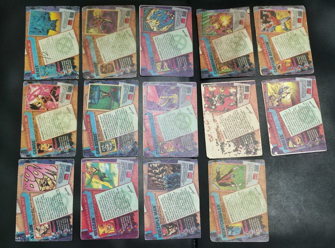 1993 Local Marvel Teks (27 pcs different cards) (Category: Raw Singles) located in Lipa City. Submitted by mark_collections (Listing ID 1373697094, Image 2). Description: 1993 Local Marvel Teks (27 pcs different cards) Mode of Payment: Gcash.