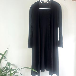 全場$25！Aland 黑色超顯瘦長外套 薄長款 女裝百搭 韓國女裝64240751343363110