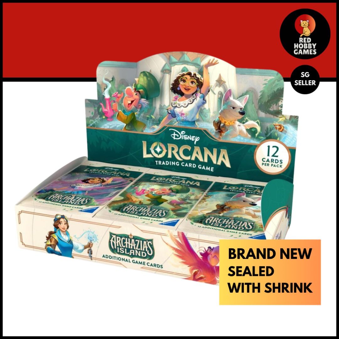 archazia booster box Archazia's Island Disney Lorcana Booster Pack
