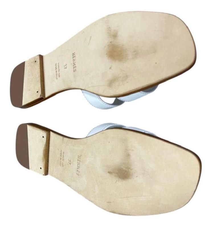 Authentic Hermes Oran Lambskin With Authenticity Documents (Category: Sneakers & Footwear) located in La Trinidad. Submitted by designerluxeshop (Listing ID 1373637705, Image 2). Description: Pre-owned Hermes Oran lambskin with authenticity documents size 37, 💯% guaranteed original, in good condition, shipping is free, message me if interested, delivery is scheduled discount is offered for cash buyer layaway is accepted 20% dp and 80% balance pa