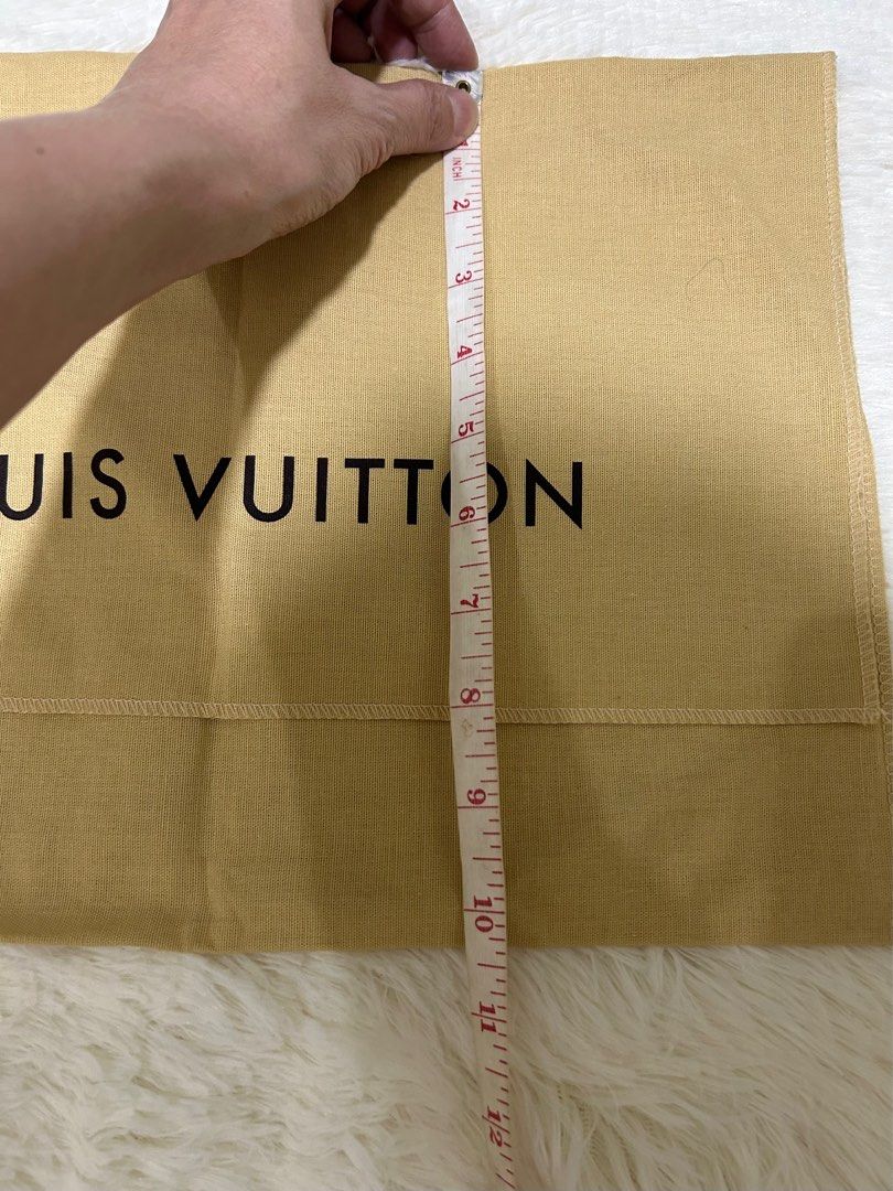 Authentic Louis Vuitton LV Dustbag for Small to Medium Bag (Category: Luxury Bags & Wallets) located in Quezon City. Submitted by tokyoluxestuff2013 (Listing ID 1373706618, Image 3). Description: Authentic LV Dustbag For Small to Medium Bag Size approx. 14.5 inches W x 10.5 inches H Shipping via LBC / Grab/ Lalamove Add shipping fee.