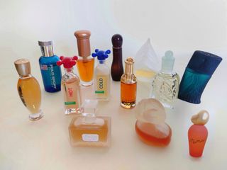 BENETTON Dior Estee Lauder KENZO Leonard MOSCHINO Nina Ricci POLO Rochas Shiseido Perfume Sample 名牌香水板 香水辦 精緻香水樽 玻璃香水樽 迷你香水樽 Q版香水 (共13支)62941466656131110