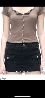 Brandy Melville Cargo Skirts, 女裝, 褲＆半截裙, 裙 - Carousell