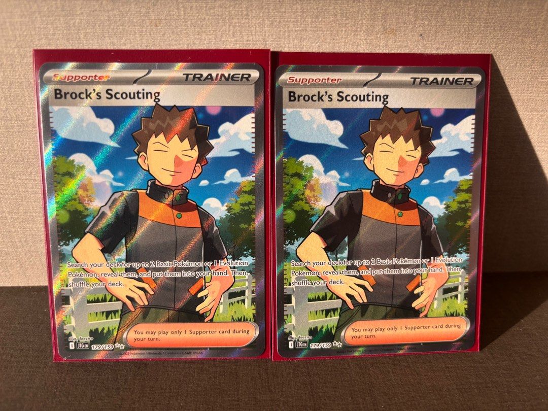 pokemon poker playing cards CALL STORE FOR INQUIRIES** POKEMON JAPANESE BROCK NIVI CITY GYM THEM – Cards  and Comics Central main image 1