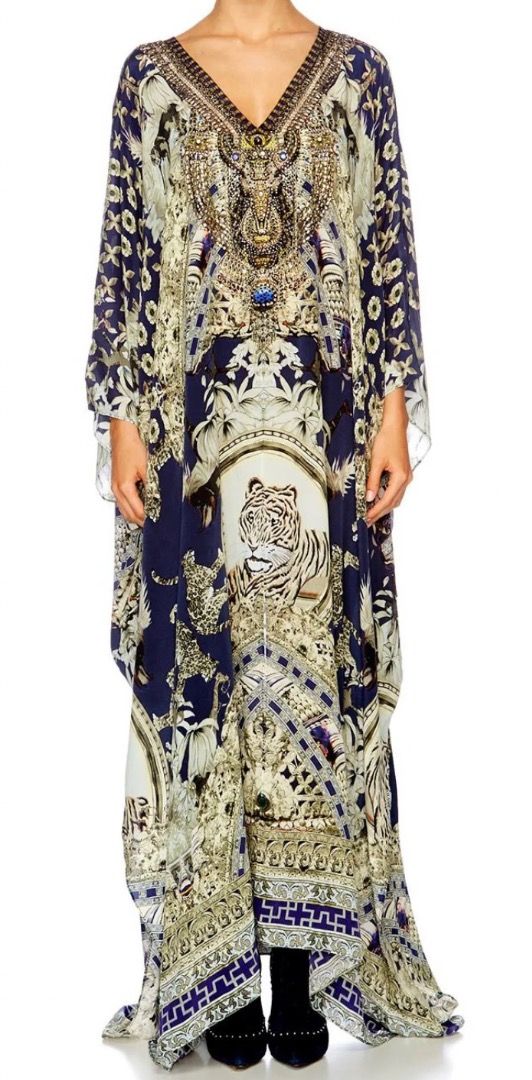 Camilla A Little Past Twilight split sleeve and front kaftan. EUC (Category: Women's Clothes) located in Gold Coast. Submitted by camillacloset (Listing ID 1373689561, Image 1). Description: In excellent condition. 100% silk.