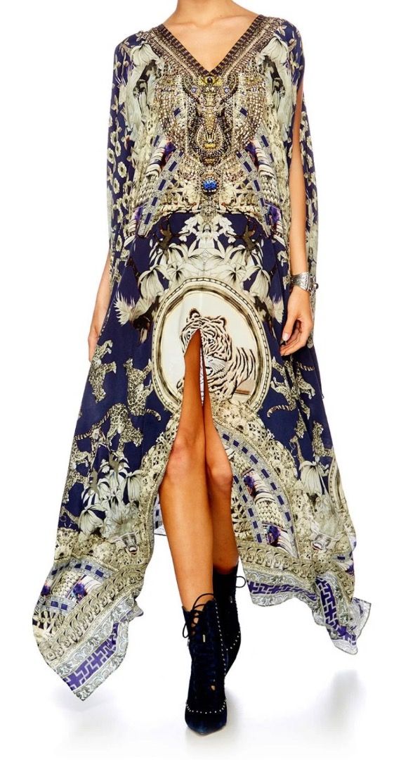 Camilla A Little Past Twilight split sleeve and front kaftan. EUC (Category: Women's Clothes) located in Gold Coast. Submitted by camillacloset (Listing ID 1373689561, Image 2). Description: In excellent condition. 100% silk.