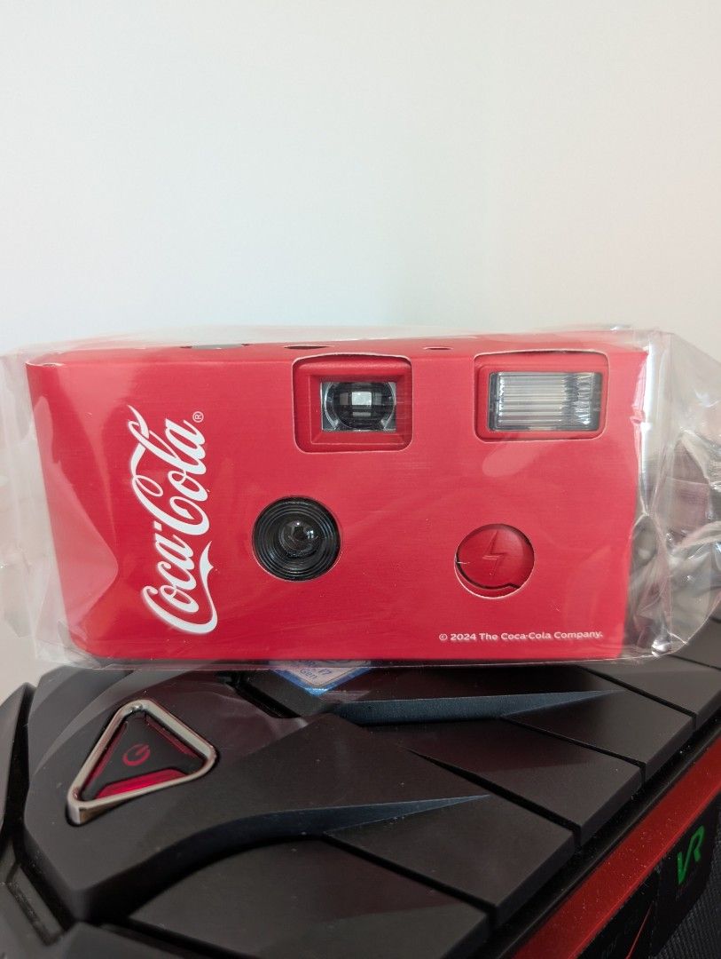Disposable Camera Coca Cola coke, Photography, Cameras on Carousell