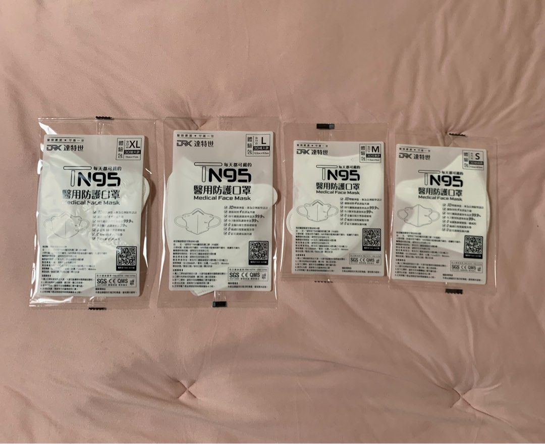 由 katy2323 (刊登 ID 1373622975，圖片 1) 提交，位於 台北市 (Taipei) 的 Drx口罩 4個 (類別：口罩、面罩)，說明：。