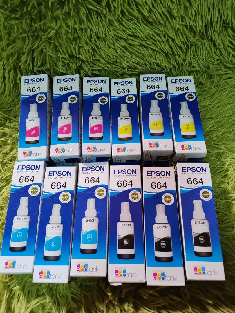 Epson 664 Genuine Ink BCYM (Category: Printers, Scanners & Copiers) located in Quezon City. Submitted by collenlanz3067438 (Listing ID 1373690812, Image 2). Description: original brand new hp ink cartridges available on hand HP ORIGINAL INK CARTRIDGE hp682 original hp680 original hp704 original hp678 original CANON Canon PG -745 GENUINE INK CARTRIDGE canon PG-746 GENUINE INK CARTRIDGE canon PG-57 INK CARTRIDGE Canon PG-47 INK CARTRIDGE canon 810 