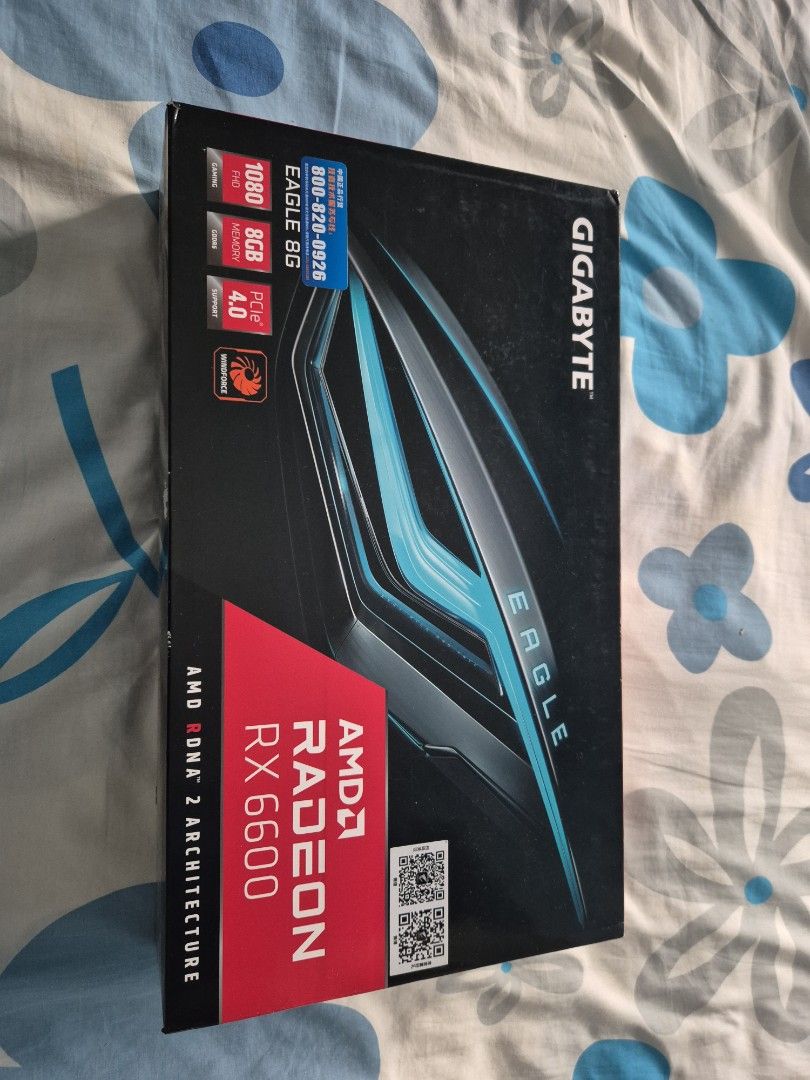 Gigabyte Eagle RX 6600 8gb (Category: Computer Parts) located in Singapore. Submitted by jikyner (Listing ID 1373657786, Image 1). Description: Good condition, selling as I am upgrading.