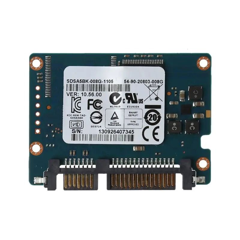 Half Slim SATA SSD Solid State Hard Disk 128GB 8G SSD Drive For Laptop ...