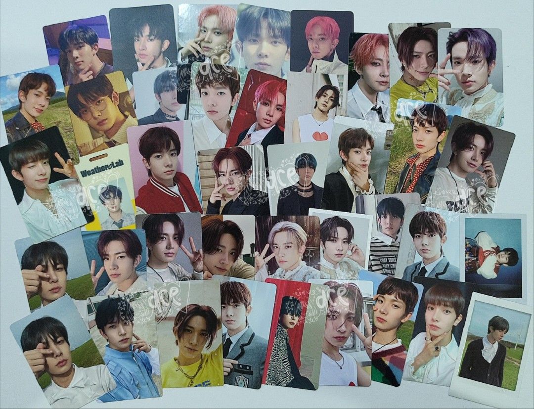 Heeseung Enhypen set (Category: K-Wave Merchandise) located in Bacolod City. Submitted by meoooowwww (Listing ID 1373731617, Image 1). Description: quitting sale photocards.