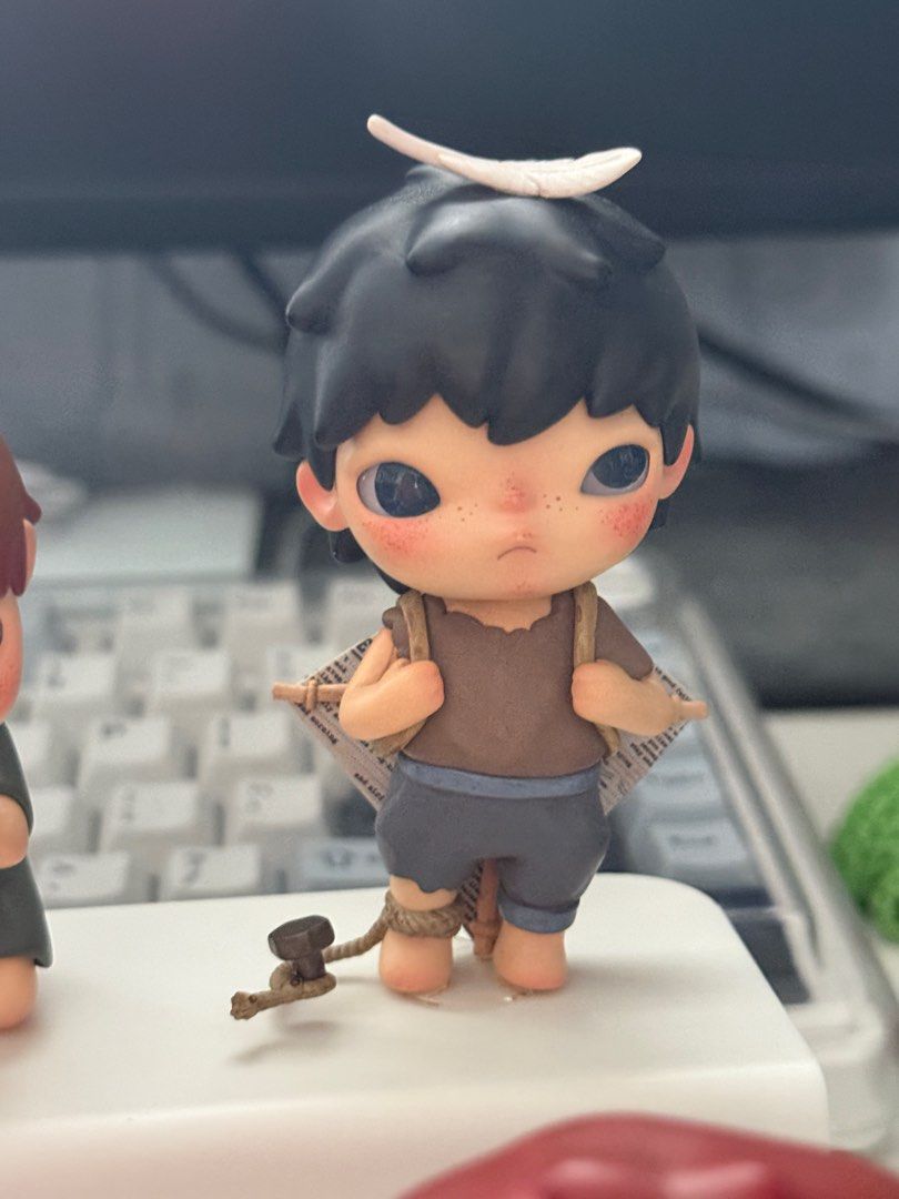 Hirono patience, aviator, costume, warrior (Category: Designer & Blind Box Toys) located in Cainta. Submitted by cherrycolouredfunk (Listing ID 1373616588, Image 1). Description: 550 each Patience 800 (SOLD) Aviator (SOLD) with box card and foil.