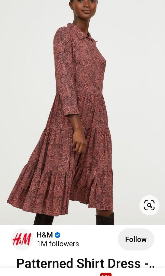Dress H And M Morris And Co Collection Hmx Morris Hm William