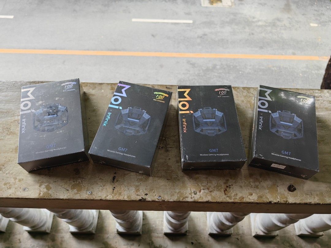 Infinix GM7 gaming earbuds (Category: Earphones) located in Manila. Submitted by pedaldamnit (Listing ID 1373614697, Image 3). Description: for sale brand new infinic GM7 earbuds pm lang sa inquiries always active GODbless.