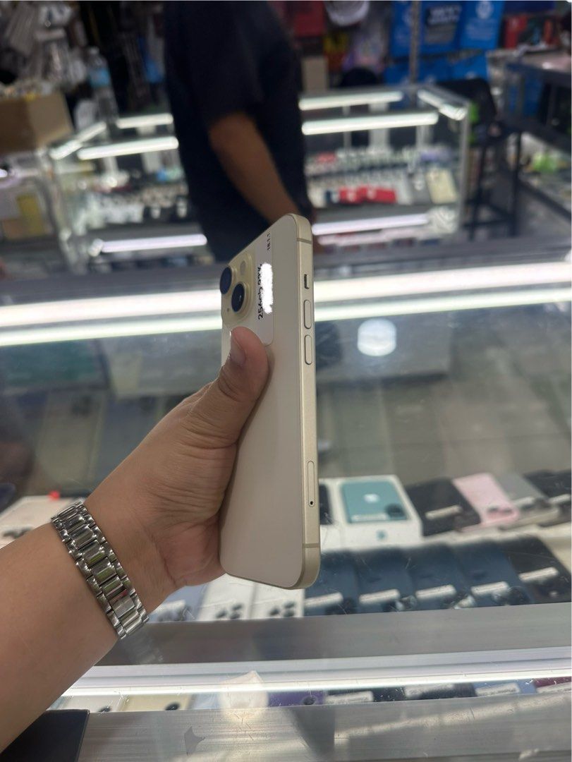 Iphone 15 256gb 98% batt FU NTC (Category: iPhone 15 Series) located in San Juan City. Submitted by javedsgadgetshop (Listing ID 1373596451, Image 3). Description: INSTALLMENT OPTIONS : SPAY LATER / GGIVES / CREDIT CARD! WE BUY AND SELL SO PWEDE MAGBINTA OR SWAP ! Quick Specs : Iphone 15 •256gb •NTC Variant •98% batt health •Factory Unlock •95% Smoothness •No hidden issue | No Repaired •100% Authentic | Not Refurbished •w/ OEM Charger & store war