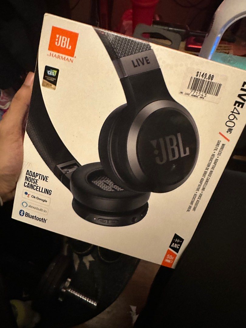 JBL LIVE 460( ANC) (NEGOTIABLE) (Category: Headphones & Headsets) located in Singapore. Submitted by moscatoros3 (Listing ID 1373727283, Image 1). Description: Bought it at $149 Selling it because I dont really use. Oh and the Google /Alexa Feature is Great!! (BLUETOOTH & WIRED ).