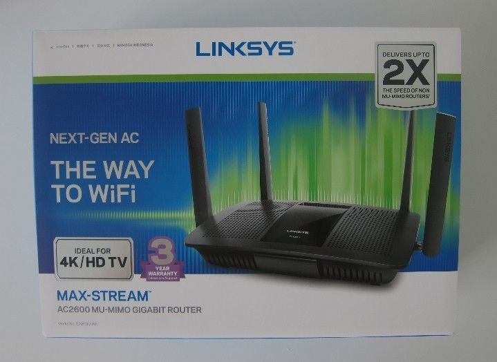 Linksys AC2600 Router MU-MIMO gigabit routet (Category: Networking) located in Singapore. Submitted by steven.lim.58958 (Listing ID 1373696316, Image 1). Description: .
