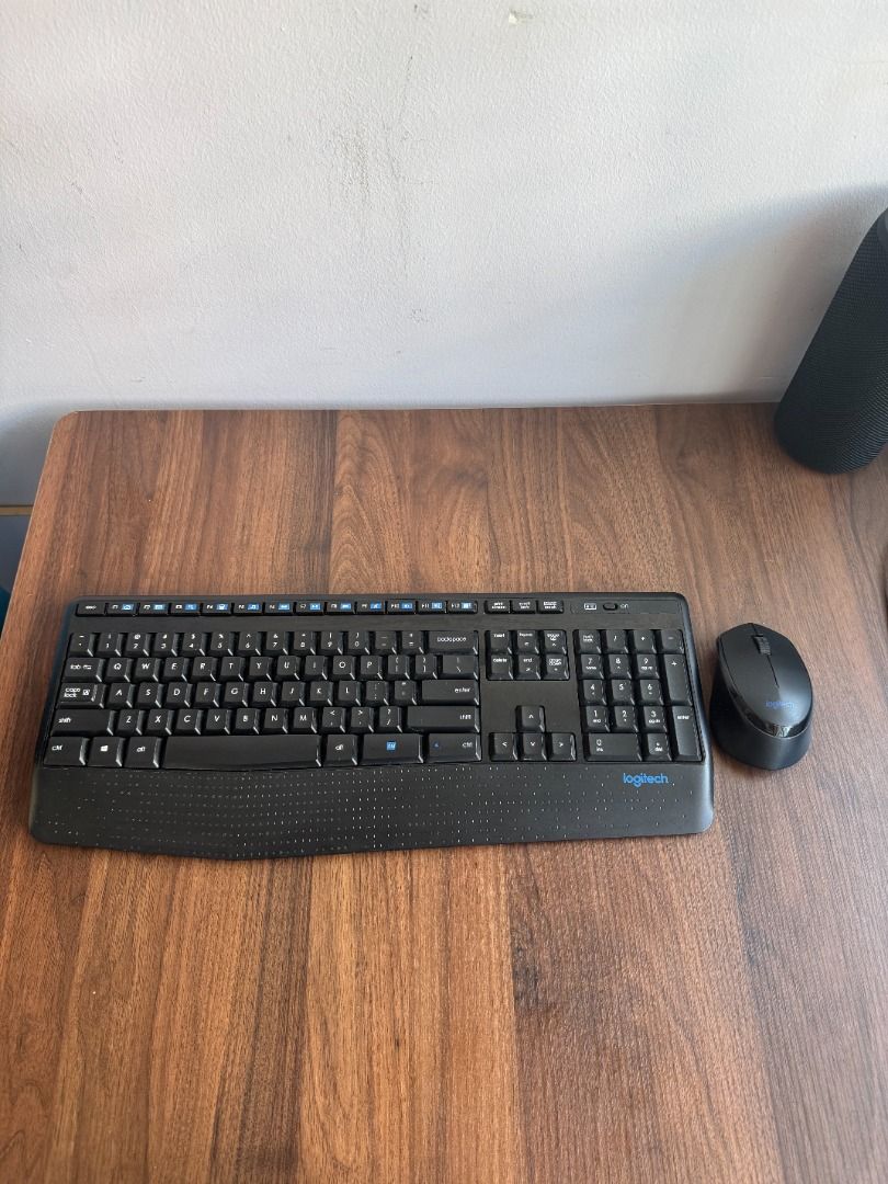 Logitech MK345 Wireless Keyboard + Mouse Combo (All most new) (Category: Computer Keyboard) located in Singapore. Submitted by willa1234 (Listing ID 1373619712, Image 1). Description: Selling a Logitech MK345 wireless keyboard and mouse set. ✅ Full-size keyboard with comfortable palm rest ✅ Long battery life – up to 3 years (keyboard) and 18 months (mouse)* ✅ Silent typing and smooth mouse tracking ✅ Plug-and-play with USB receiver (included), wo