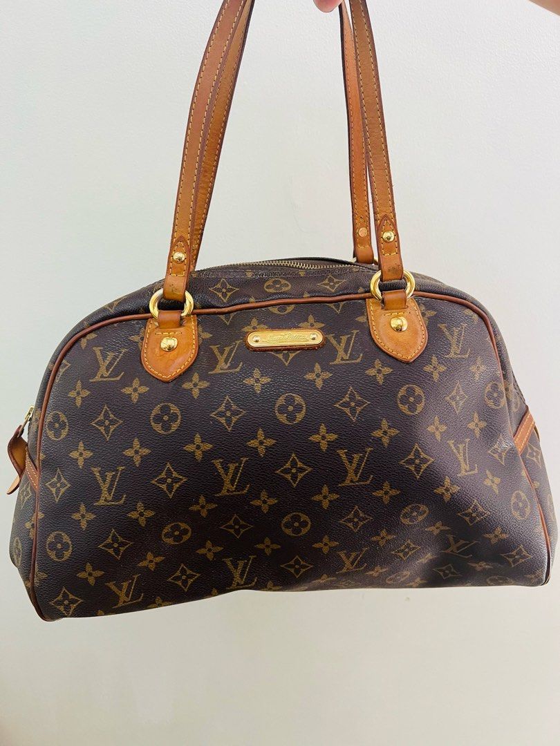 Louis Vuitton Monogram Canvas Montorgueil GM (Category: Luxury Bags & Wallets) located in Tagaytay City. Submitted by tonisalandanan (Listing ID 1373730942, Image 1). Description: Marked by flawless craftsmanship and enduring appeal, this authentic LV Montorgueil bag is bound to be a versatile and durable accessory. It has a spacious size. Includes: Original Dustbag & Paper bag Hardware: Gold Tone Exterior Material: Coated Canvas, Leather Interio