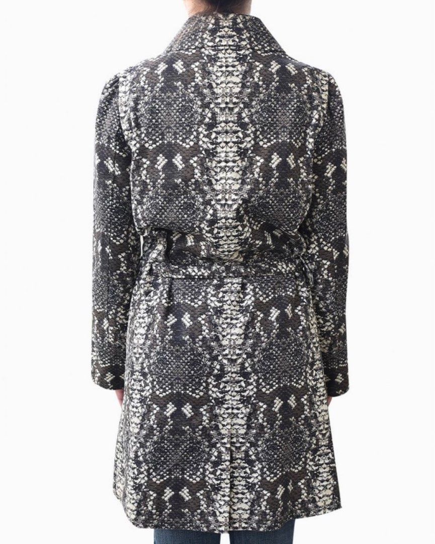 Marc by Marc Jacobs Snakeskin Trench Coat (Category: Coats, Jackets and Outerwear) located in Manila. Submitted by _miumuse (Listing ID 1373708088, Image 3). Description: Small on Tag but can fit to Semi-M Length from shoulder to hem 94cm No flaws Price is negotiable for sure buyer.