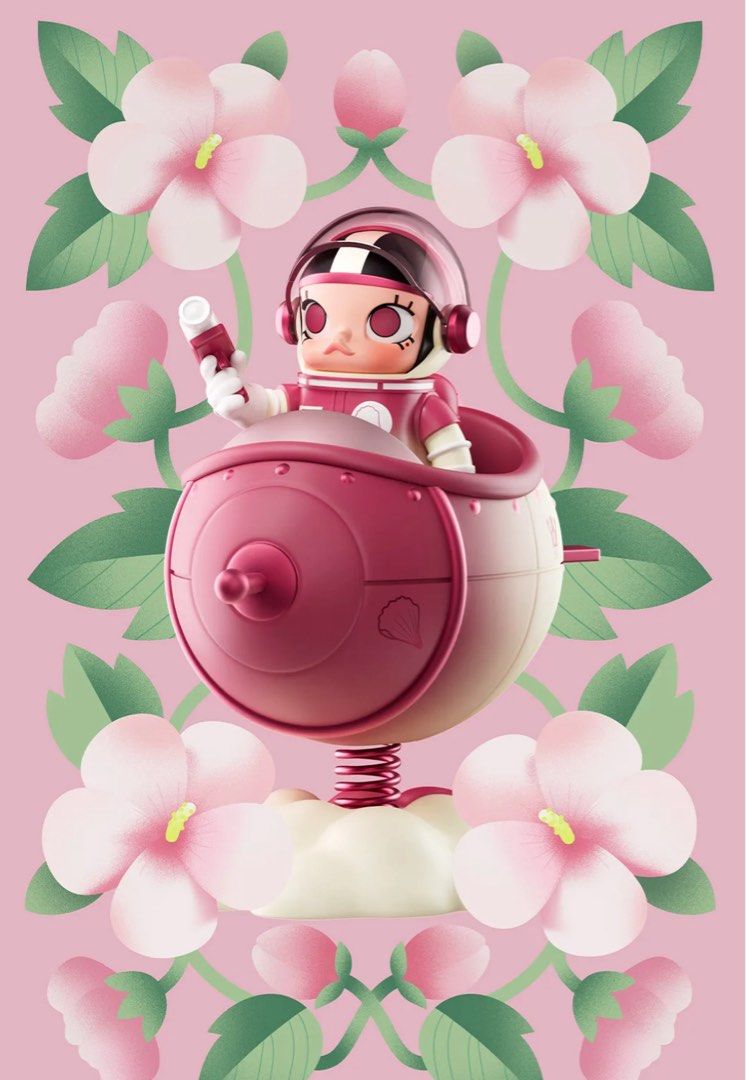 MEGA SPACE MOLLY 100% Blooming-Mugunghwa Korea, Hobbies & Toys