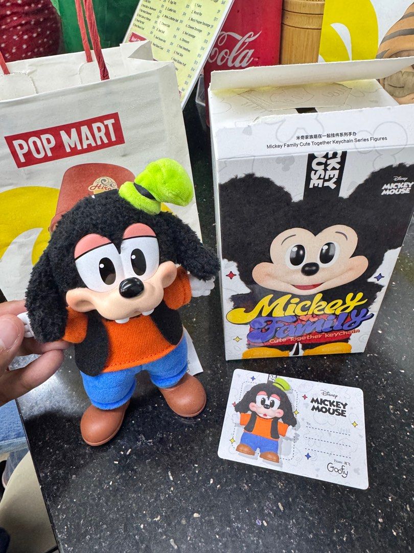 Mickey Family Popmart Goofy (Category: Designer & Blind Box Toys) located in Santa Rosa. Submitted by philbrooks15 (Listing ID 1373606277, Image 1). Description: Pop Mart Mickey Family Goofy BIB(Back In Box) MOP: GCASH MOD: LBC or Lalamove(Laguna Pickup) Brought in Macau(with receipt).